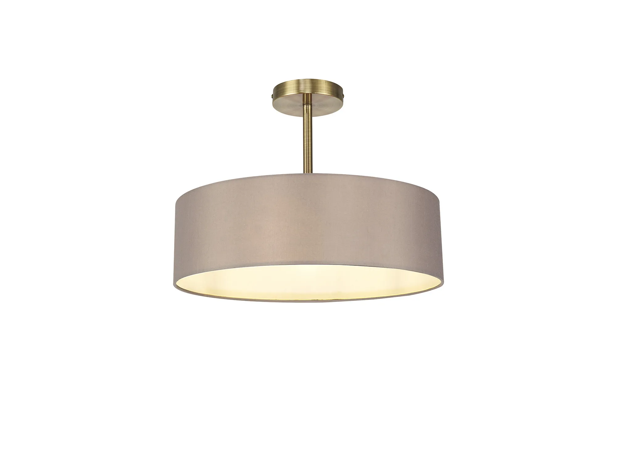 Baymont AB GR Ceiling Lights Deco Semi Flush Fittings